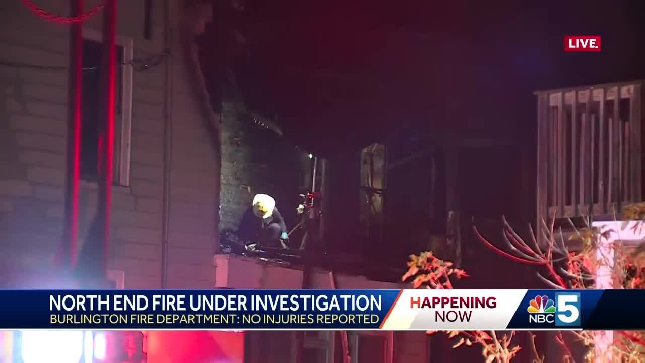 Apartment fire under investigation in Burlington - YouTube