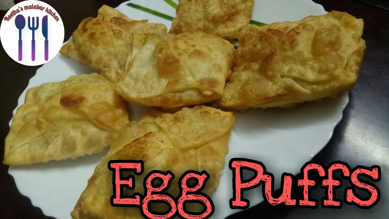 Egg puffs | Crispy and Tasty |Reethu's Malabar Kitchen - YouTube