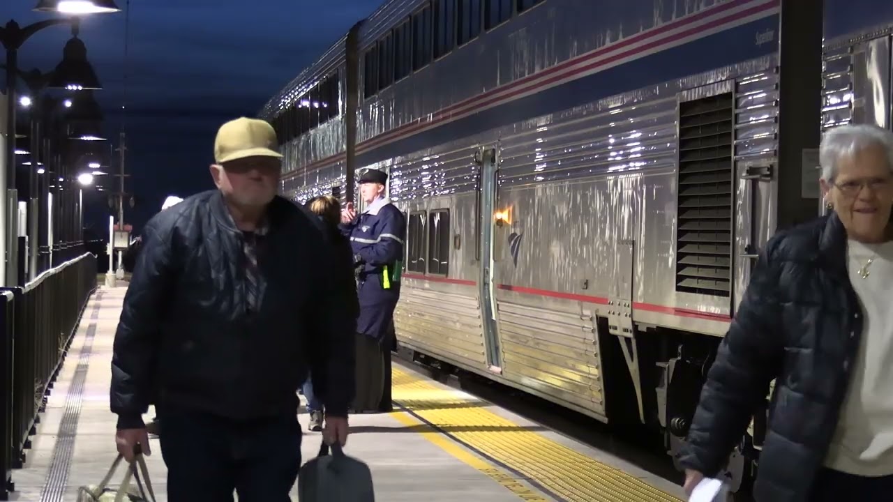 Calif. Zephyr in Ft. Morgan on 24FEB2026