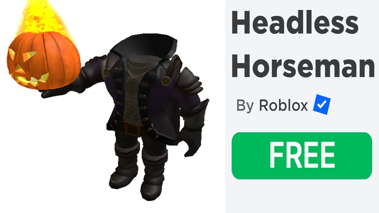 RTC on X: Roblox has taken the Headless Horseman offsale, it was  accidentally made FREE?!  / X