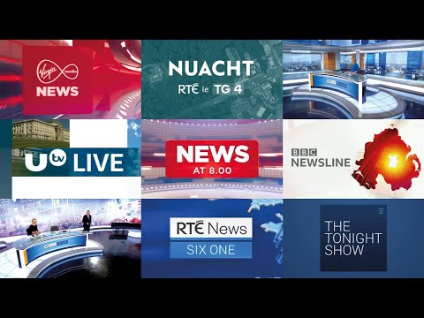 Irish TV News Intros 2020 / Openings Compilation Ireland & Northern Ireland (HD)