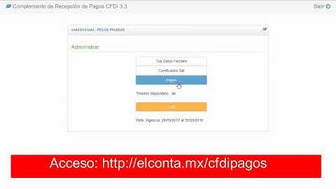 CFDI 3.3 Complemento de Pagos