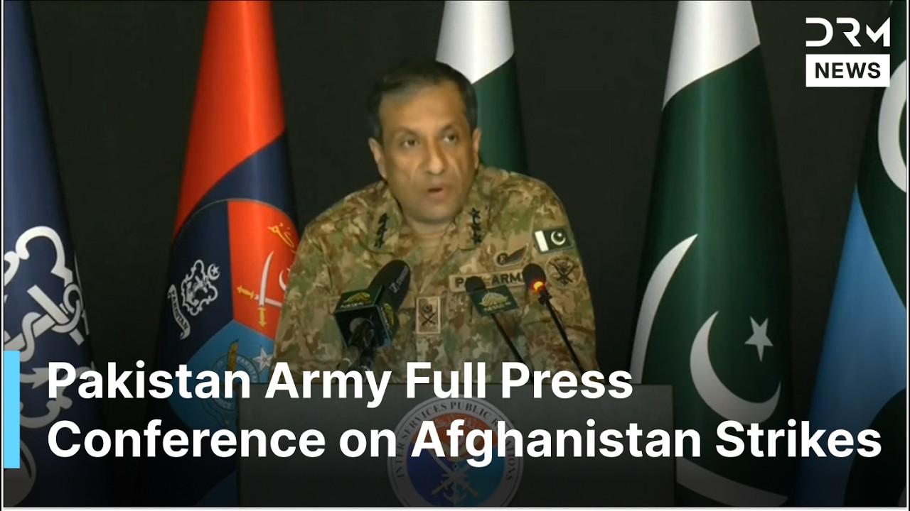 FULL PRESSER: Pakistan Army Reveals Details of Operation After Afghanistan Airstrikes | AC1G