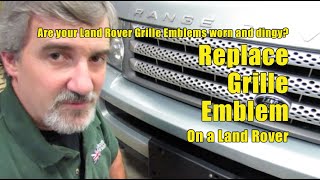 Land Rover Grille Emblem Badge Replacement