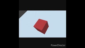 My cube animation Power director + Prisma 3D HD 720p