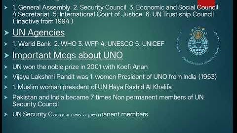 Quick Revision: UNO Organization Explained in Exam Point-of-View Bullet Points