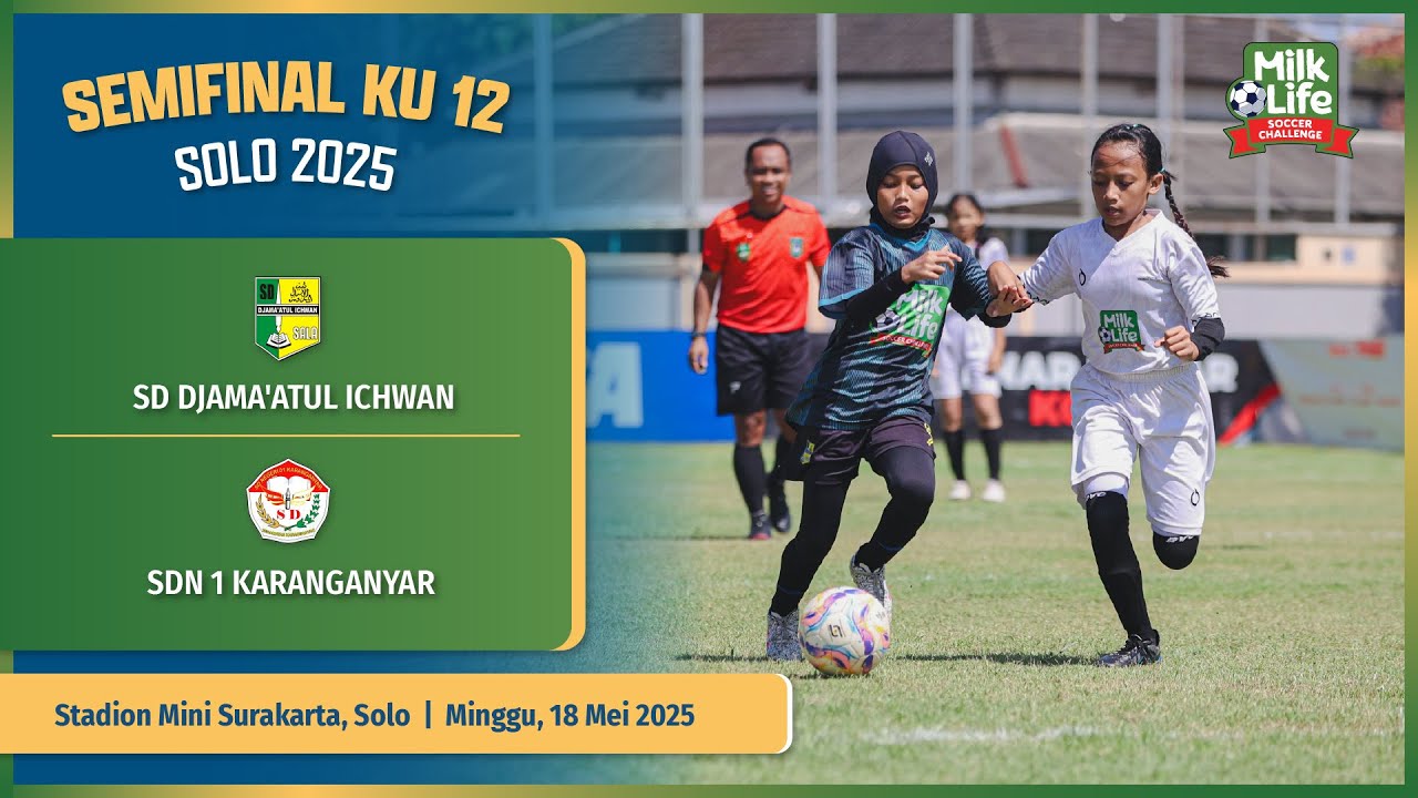 Pertandingan Semifinal KU 12 SD Djama'atul Ichwan vs SDN 1 Karanganyar Solo