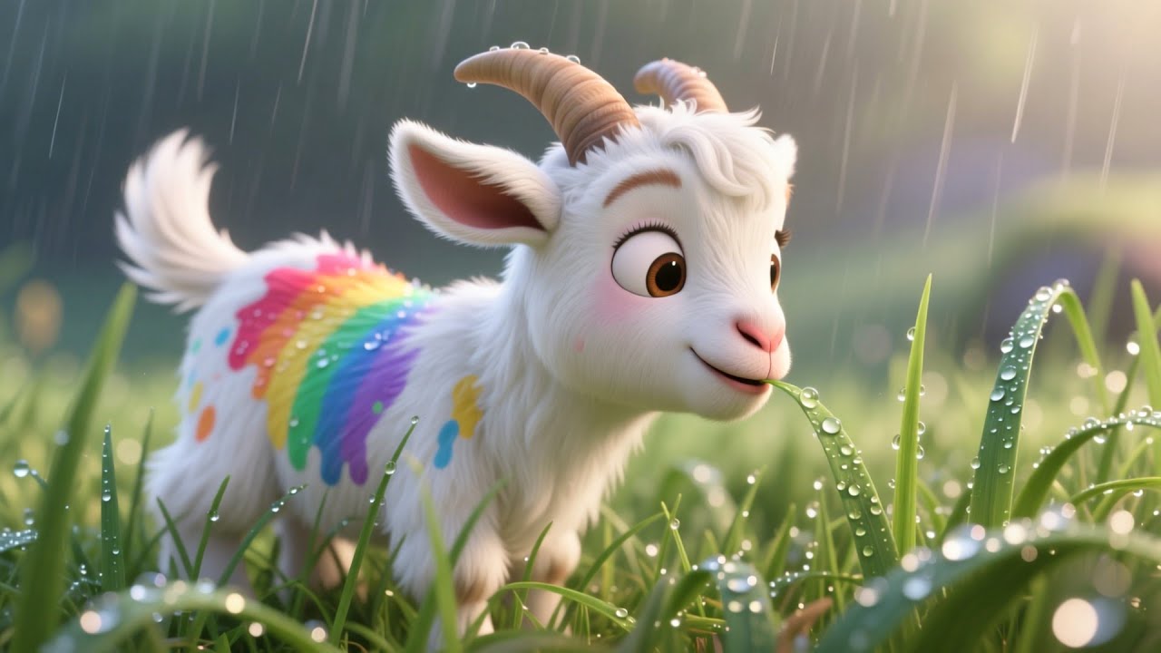 Радужный день козлёнка 🐐🌈👶 | Изучаем цвета для детей | Весёлое видео по изучению цветов