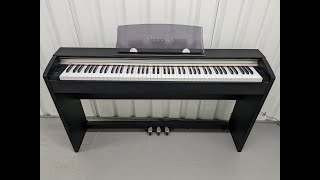 Casio Privia PX730 Compact slimline Digital Piano in satin black Stock #24243