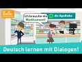 Deutsch lernen mit Dialogen / Ich brauche ein Medikament! / Haben Sie ein Rezept von einem Arzt?