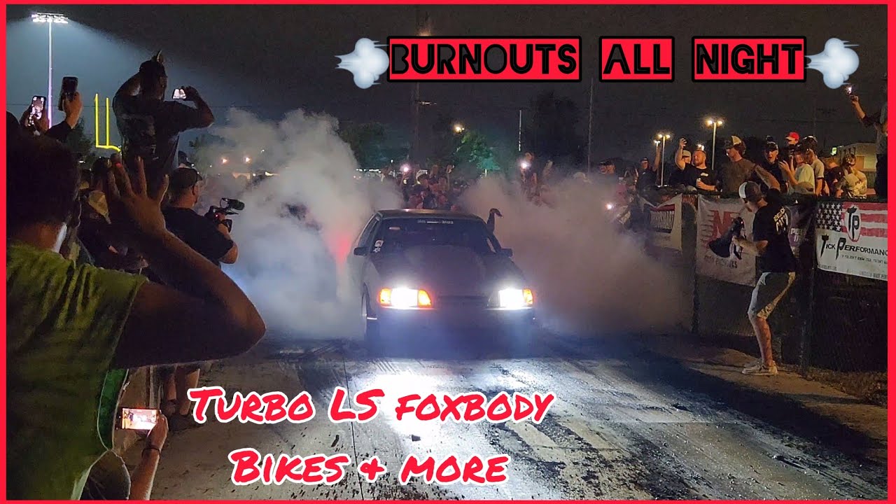Holley LS FEST after party- BURNOUT contest 💨
