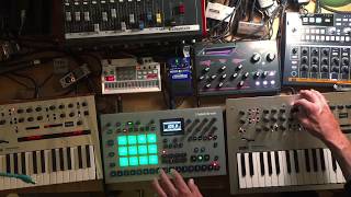 Dreadbox Hypnosis with Korg Minilogue (ambient impro session)