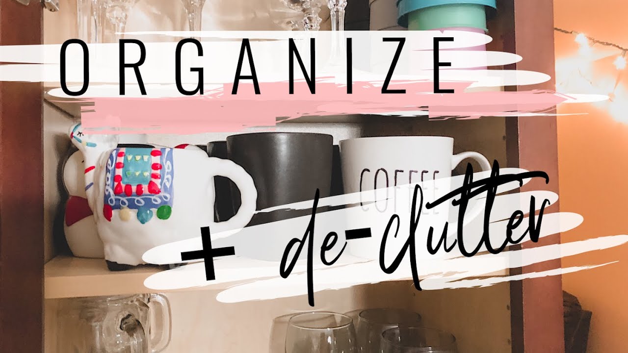 ORGANIZE MY KITCHEN with me + declutter // REARRANGING my kitchen // on