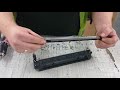 How to refill HP CF283A toner cartridge