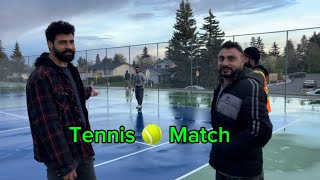 Tennis Match, Calgary, Canada 🇨🇦.