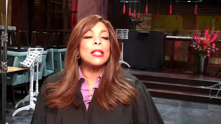 Wendy Williams on set of 'Drop Dead Diva' talking ...