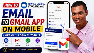 How to Add Work/Office Email to Gmail App on Mobile (Webmail Login Tutorial) | Temidayo Aboriomoh screenshot 4