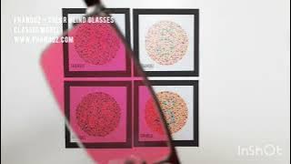 Classic Color Blind Glasses FRANQOZ | Ishihara Test | Color Blindness