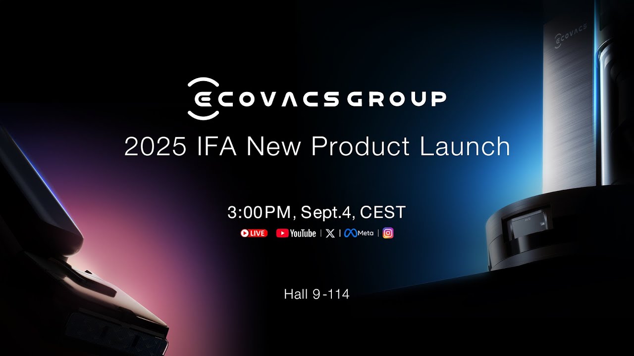 ECOVACS Group 2025 IFA New Product Launch