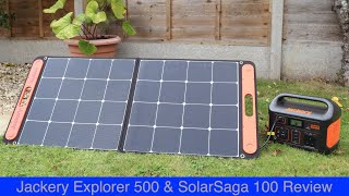 Jackery Explorer 500 & SolarSaga 100 Product Review