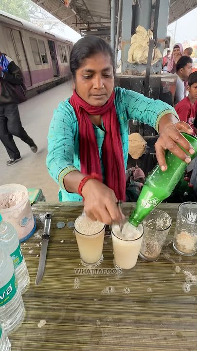 Indian Lady Sells Refreshing Rocket Soda