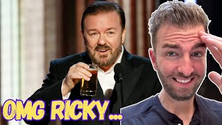 First Time Reacting to | Ricky Gervais - Golden Globes 2020 | He ROASTS Hollywood