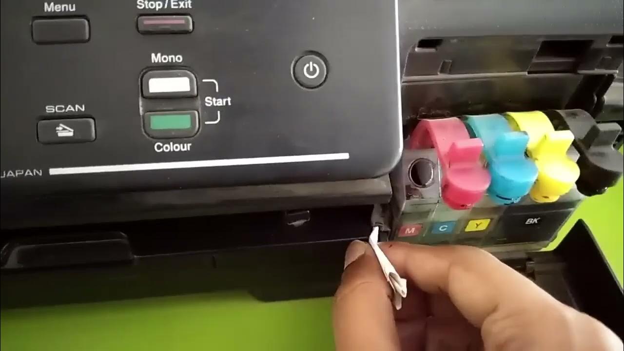 Brother DCPT300 Tank Printer ! Ink Problem Fixed Head Clean ! YouTube