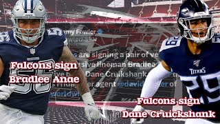 Atlanta Falcons News: Falcons sign Bradlee Anae and Dane Cruickshank