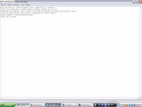 como usar cheat table v1.20 transformice