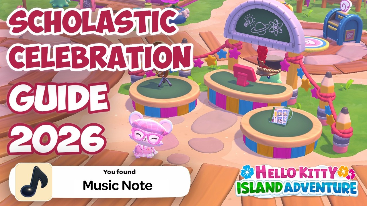 Scholastic Celebration 2026 FULL event guide in Hello Kitty Island Adventure