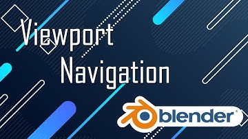 How to Navigate Blender Viewport? Blender Beginners Tutorial:  Lesson 1