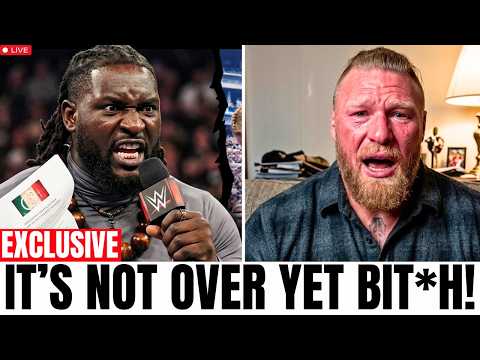 Video Oba Femi Confronts Brock Lesnar on Live TV AHEAD SUMMERSLAM — This Time, Im Gonna Kill You!