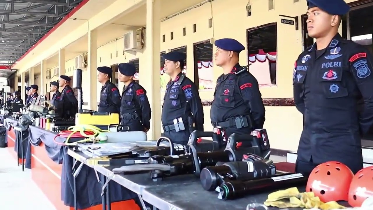 KUNJUNGAN DANPAS BRIMOB II KORPS BRIMOB POLRI DI SATBRIMOB POLDA SULSEL