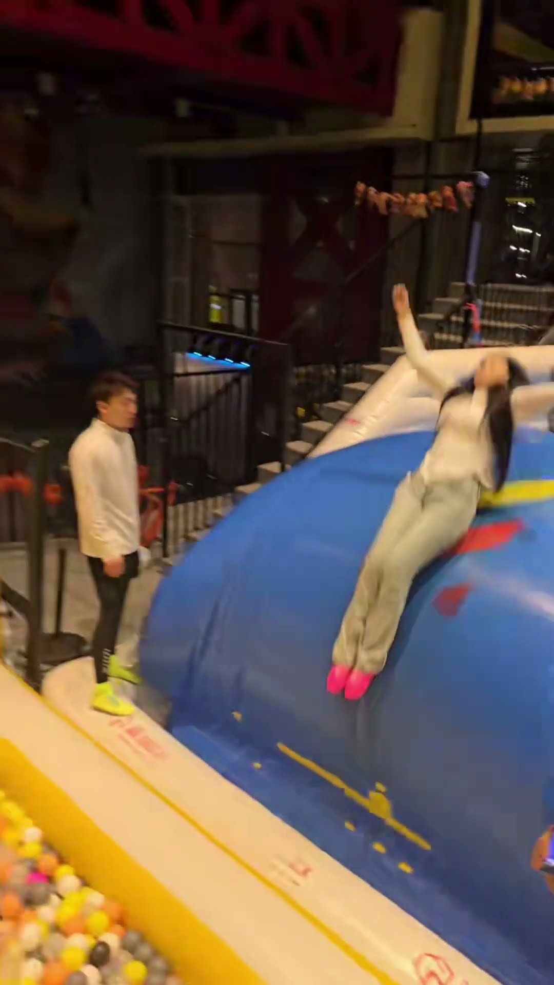 This Trampoline Is  ???so Fun Why Didn't We Just Start Jumping Around Like This When We Were Kids