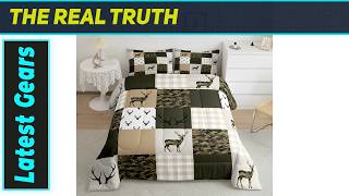 Woodland Camo Comforter: Cozy & Stylish Full Bedding Upgrade!