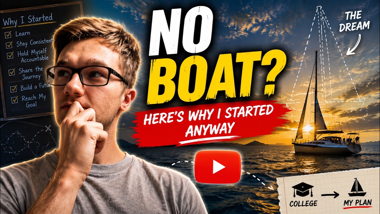 ⁣Why I Started a Sailing Channel Before Owning a Boat