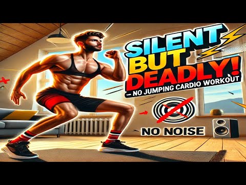 "Silent But Deadly! 🔥 NO JUMPING Cardio Workout" by Radiant Roots