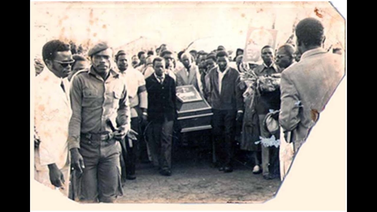 The funeral procession Of His Holiness Prophet Simao Toco