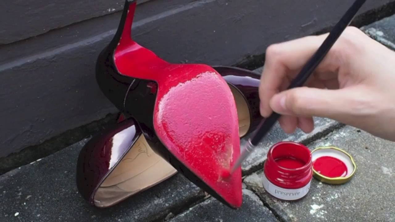 Red Preservee Sole Paint 