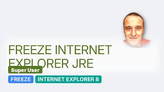 How can updating the Java Runtime fix page freezes in IE on a website that has NO Java Applets...