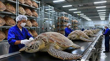FULL PROCESS | Inside the Turtle Shell Factory – From Raw Shell to Luxury Fashion