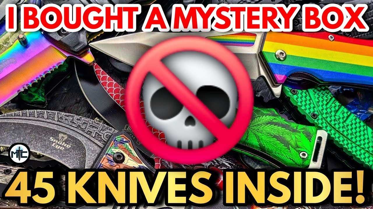 I Bought A Mystery Box With 45 KNIVES INSIDE!!... I Found Horrors Beyond Comprehension 