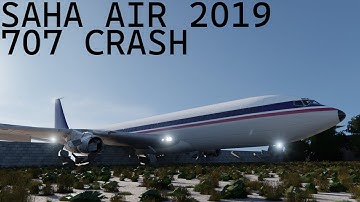 Saha Airlines 2019 Boeing 707 Crash (EP-CPP) - 3D Animation