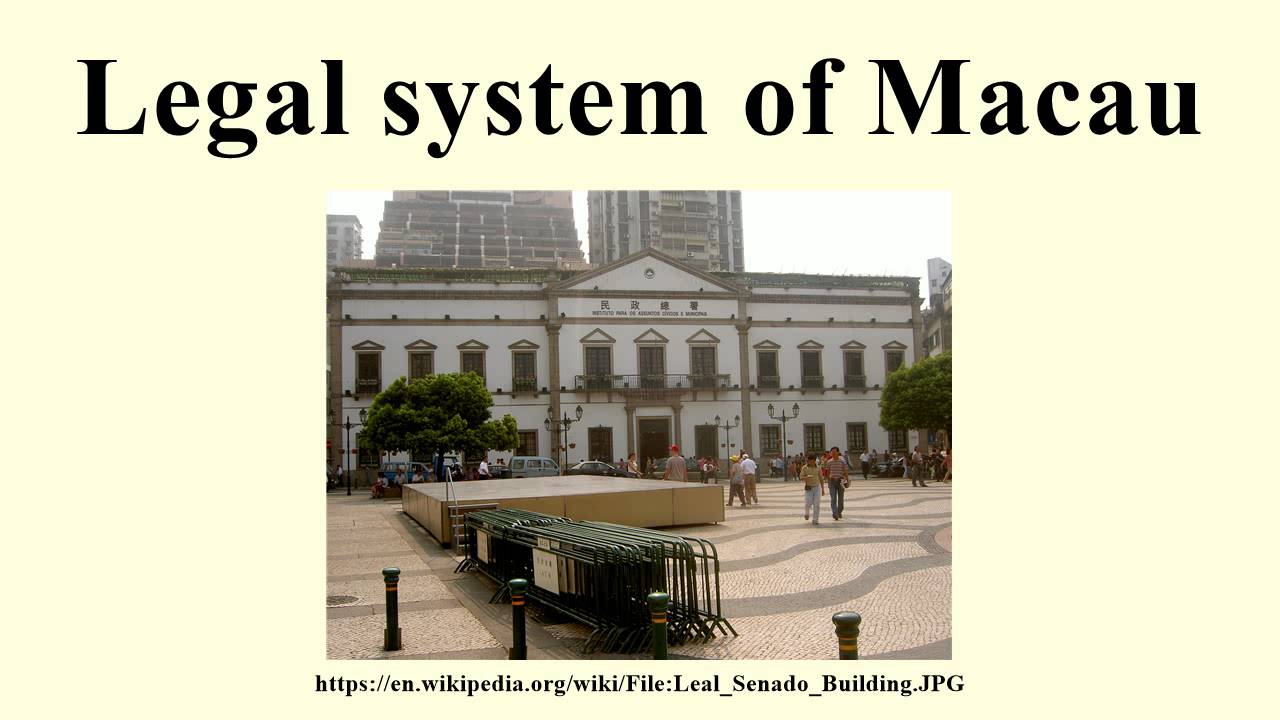 Legal system of Macau