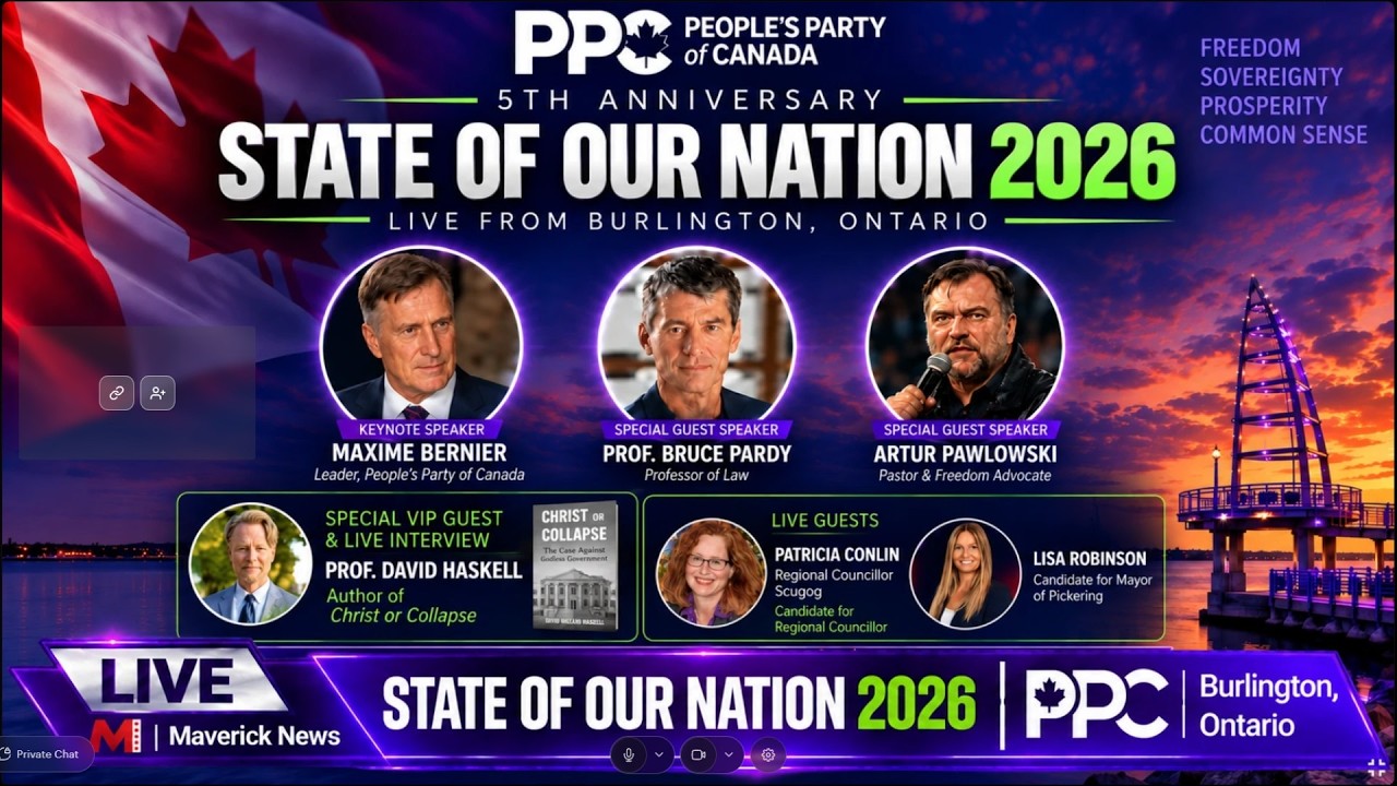 LIVE: PPC State of Our Nation Gala 2026 | Bernier, Pawlowski & Pardy | Maverick News