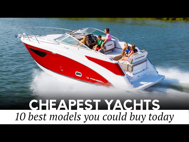 10 Cheapest Yachts And Power Boats With Spacious Cabins You Could Buy Some  Day - Youtube