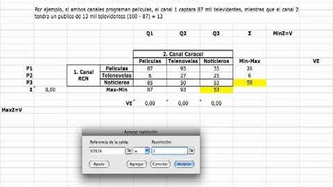 Teoría de Juegos - Ejemplo