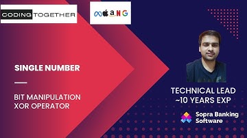 Leetcode 136 | Single Number | Bit Manipulation | XOR operator