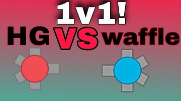 WOW! awsome 1v1 with HG | diep.io mobile
