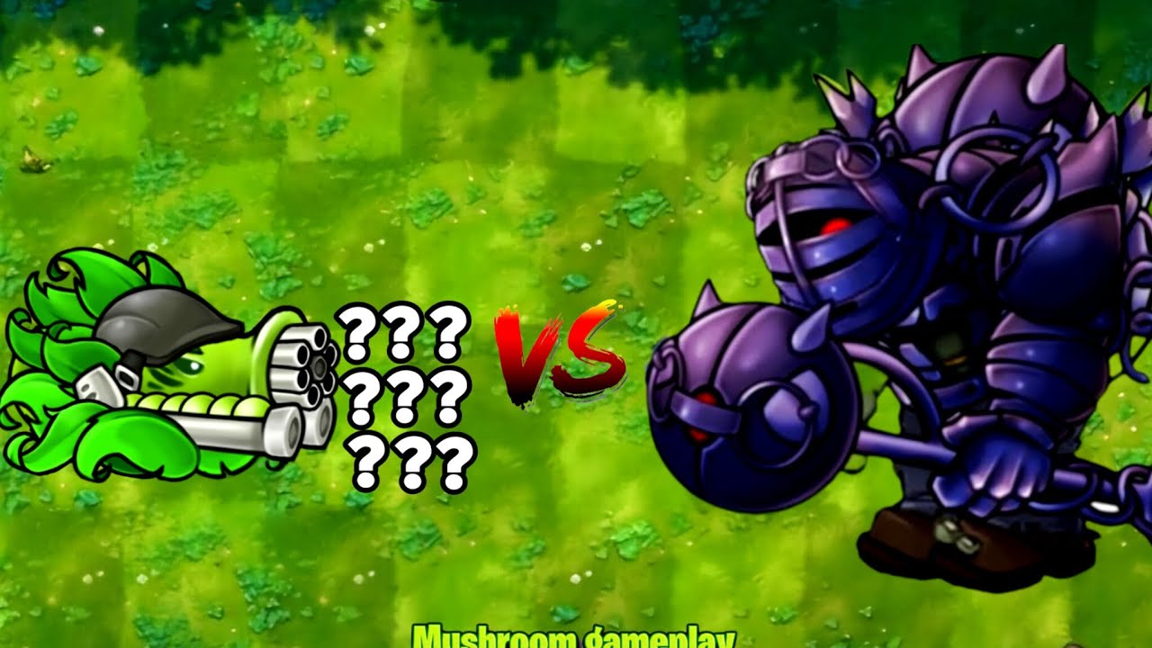 INFINITE Random Bullets + Big Gatling Pea vs Obsidian Gargantuar (INSANE TEST)